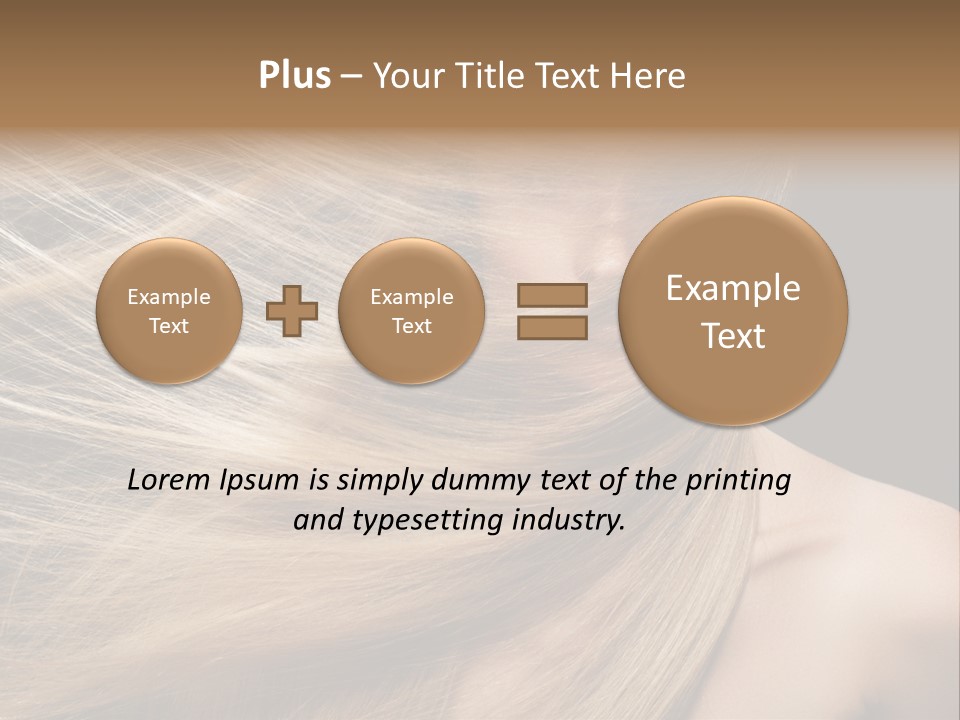 Haircare Model Skin PowerPoint Template