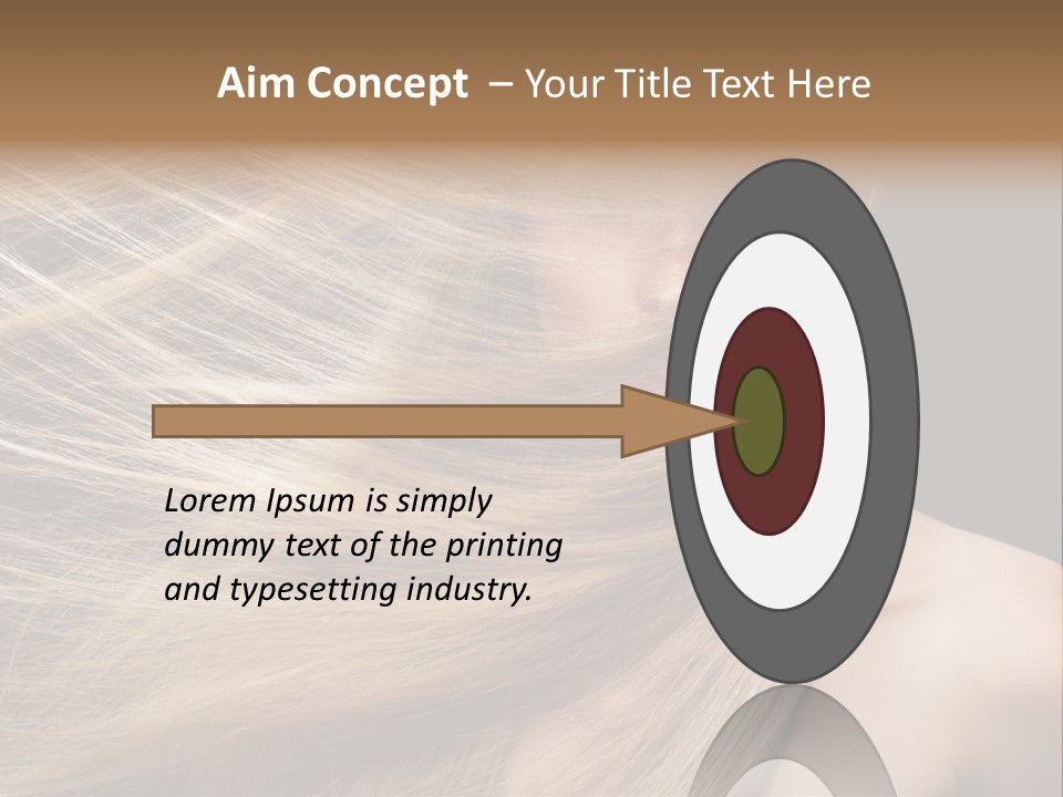 Haircare Model Skin PowerPoint Template