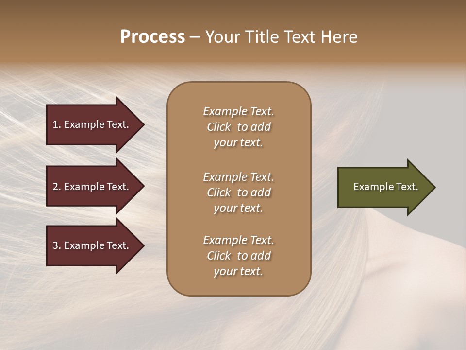Haircare Model Skin PowerPoint Template