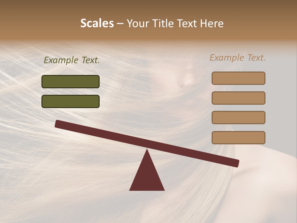 Haircare Model Skin PowerPoint Template