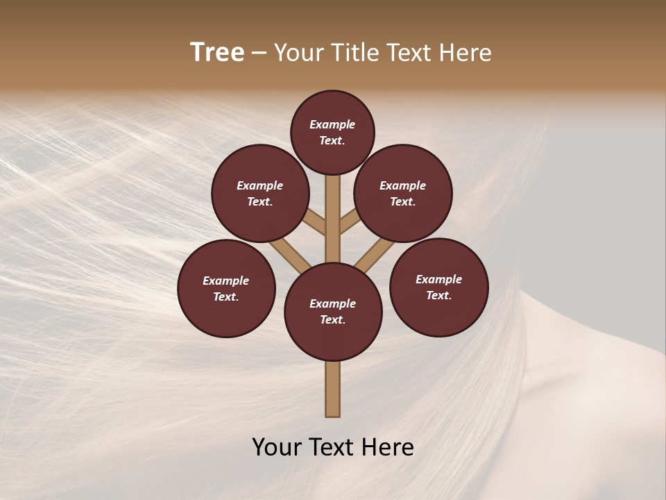 Haircare Model Skin PowerPoint Template