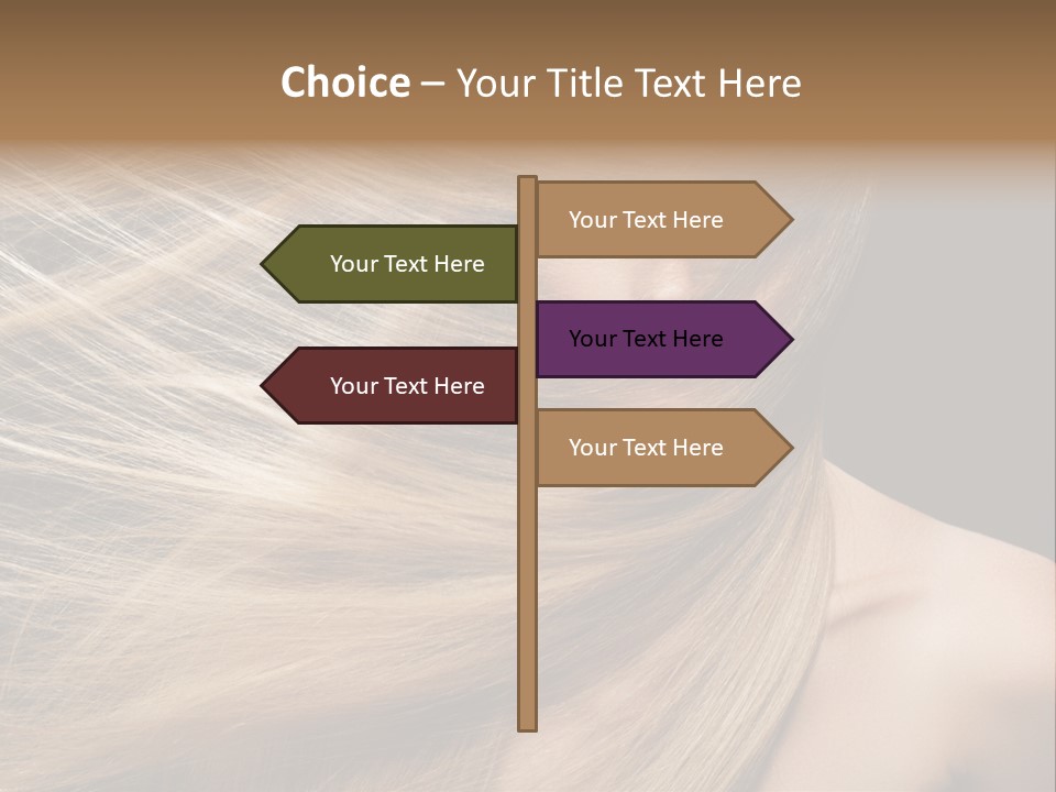 Haircare Model Skin PowerPoint Template