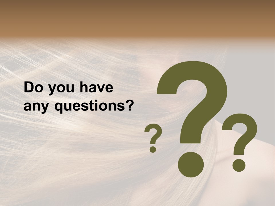 Haircare Model Skin PowerPoint Template