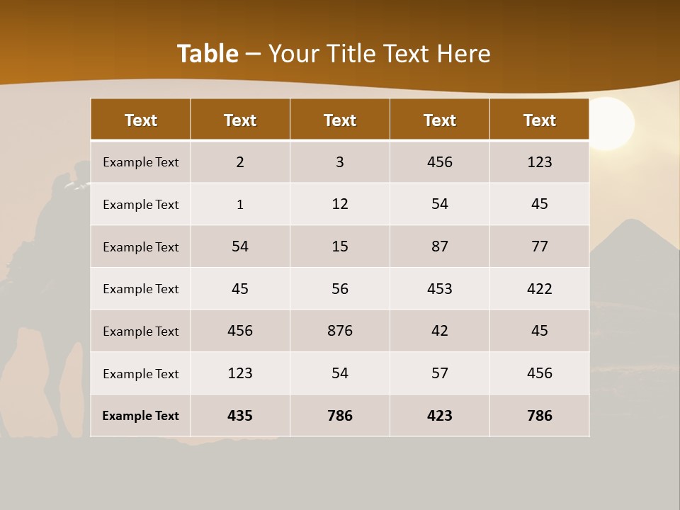 Wind Mummy Egypt PowerPoint Template