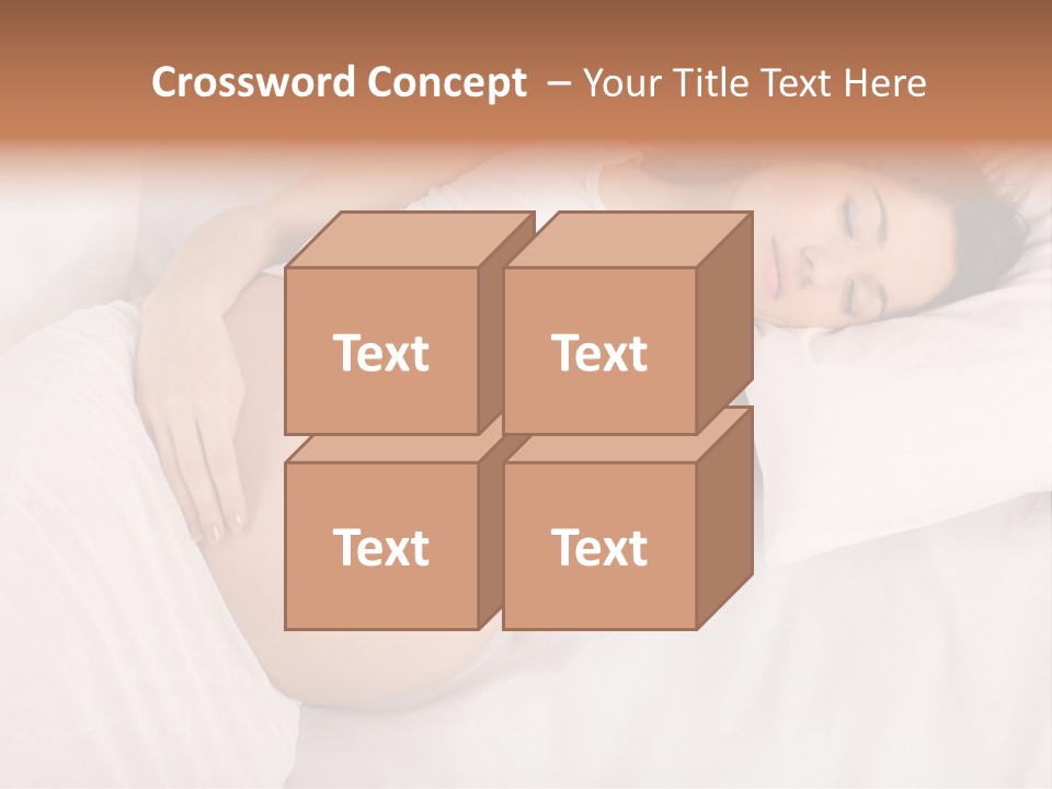 Indoors Female People PowerPoint Template