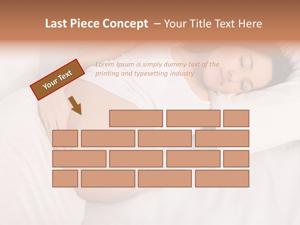 Indoors Female People PowerPoint Template