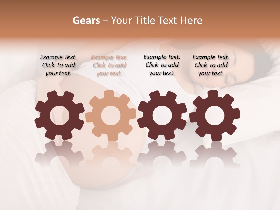 Indoors Female People PowerPoint Template