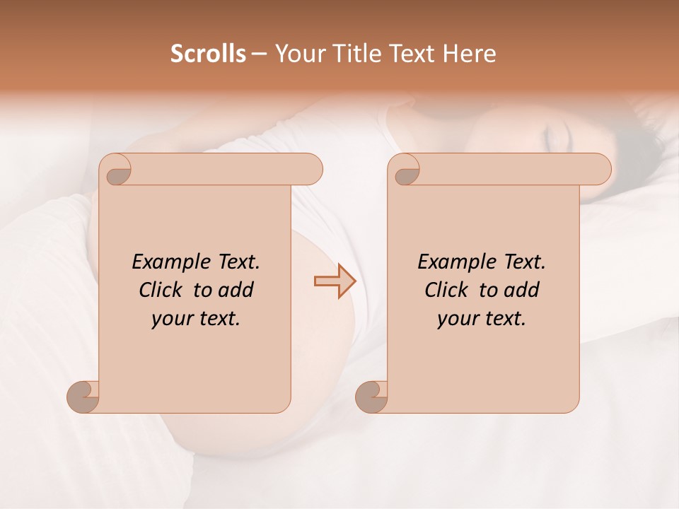Indoors Female People PowerPoint Template