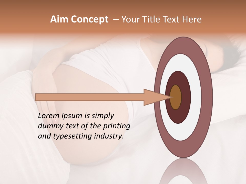 Indoors Female People PowerPoint Template