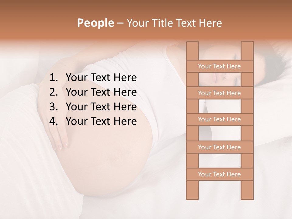 Indoors Female People PowerPoint Template