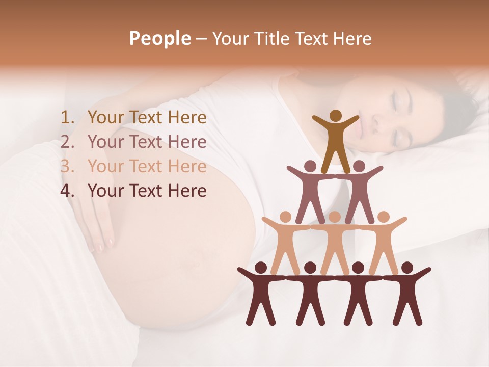 Indoors Female People PowerPoint Template