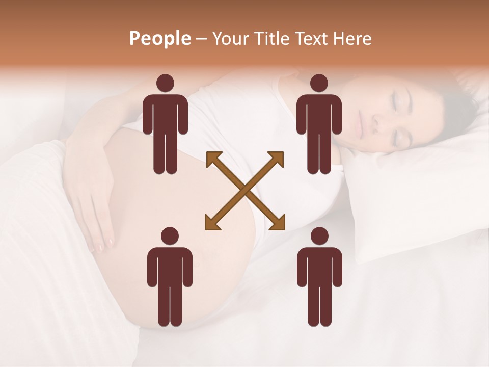 Indoors Female People PowerPoint Template