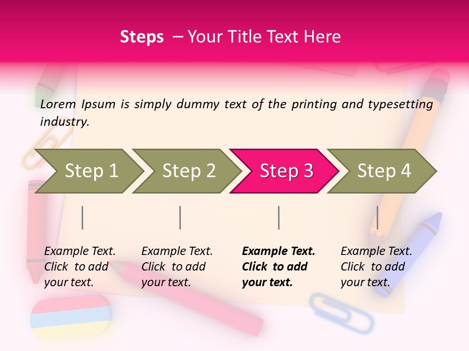 Note Illustration Design PowerPoint Template