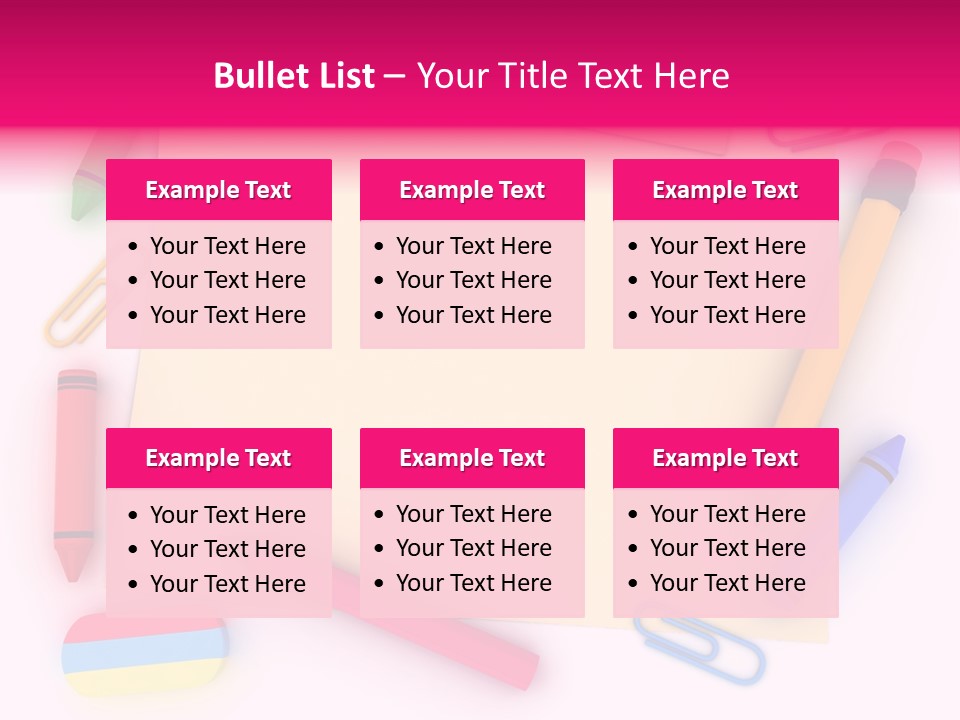Note Illustration Design PowerPoint Template