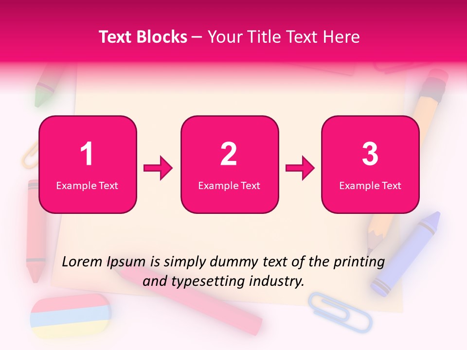 Note Illustration Design PowerPoint Template
