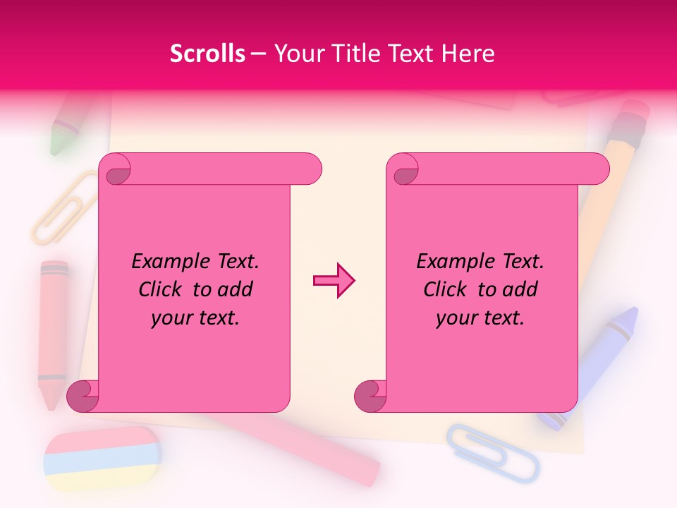 Note Illustration Design PowerPoint Template