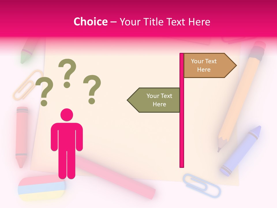 Note Illustration Design PowerPoint Template