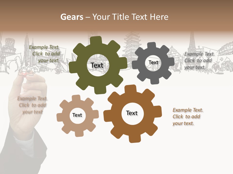 Humor Chair Toon PowerPoint Template