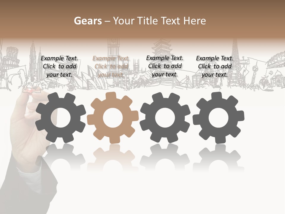 Humor Chair Toon PowerPoint Template