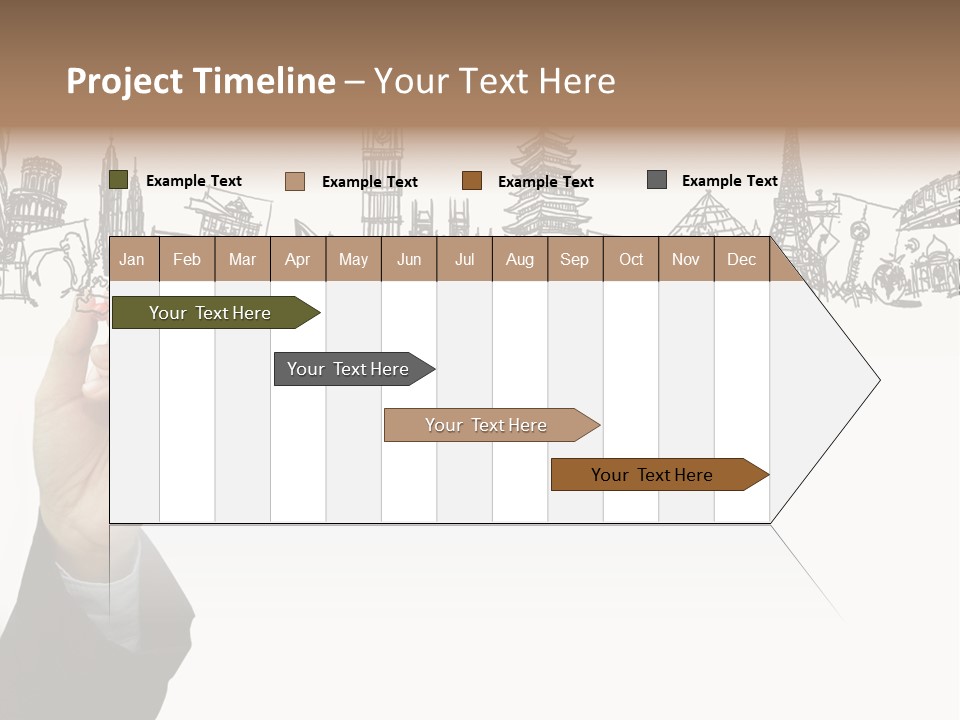 Humor Chair Toon PowerPoint Template