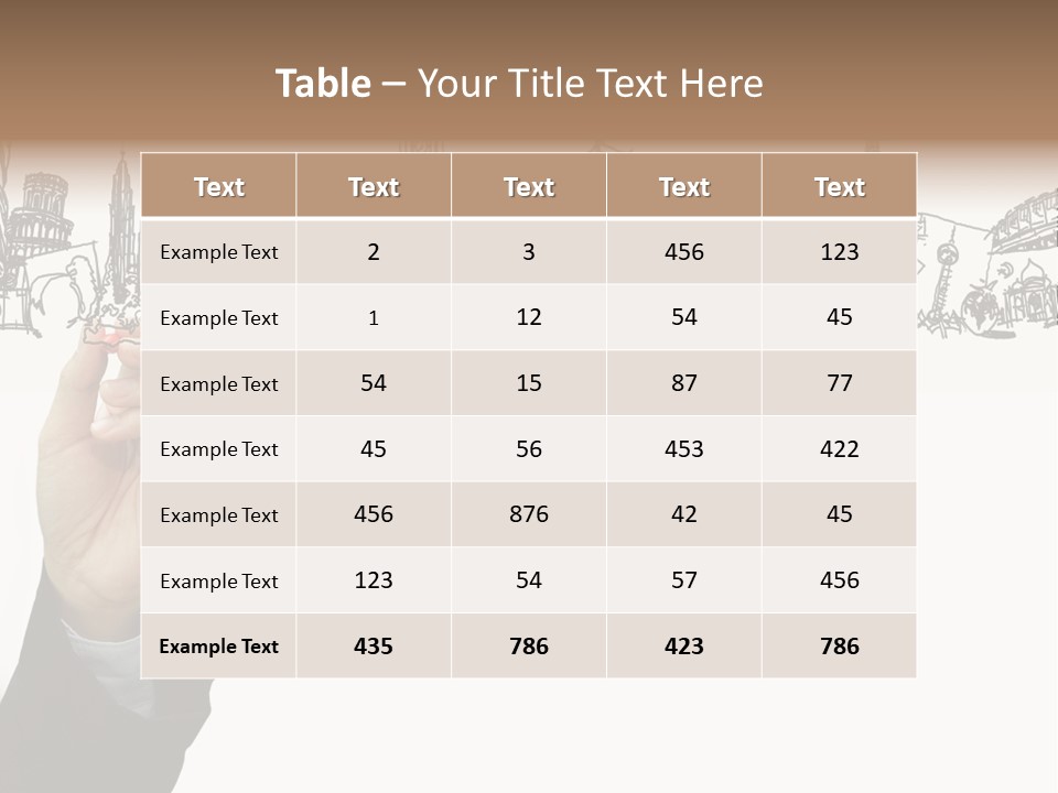 Humor Chair Toon PowerPoint Template