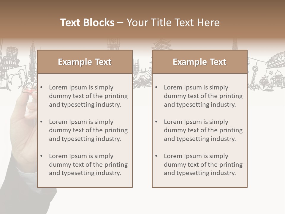 Humor Chair Toon PowerPoint Template
