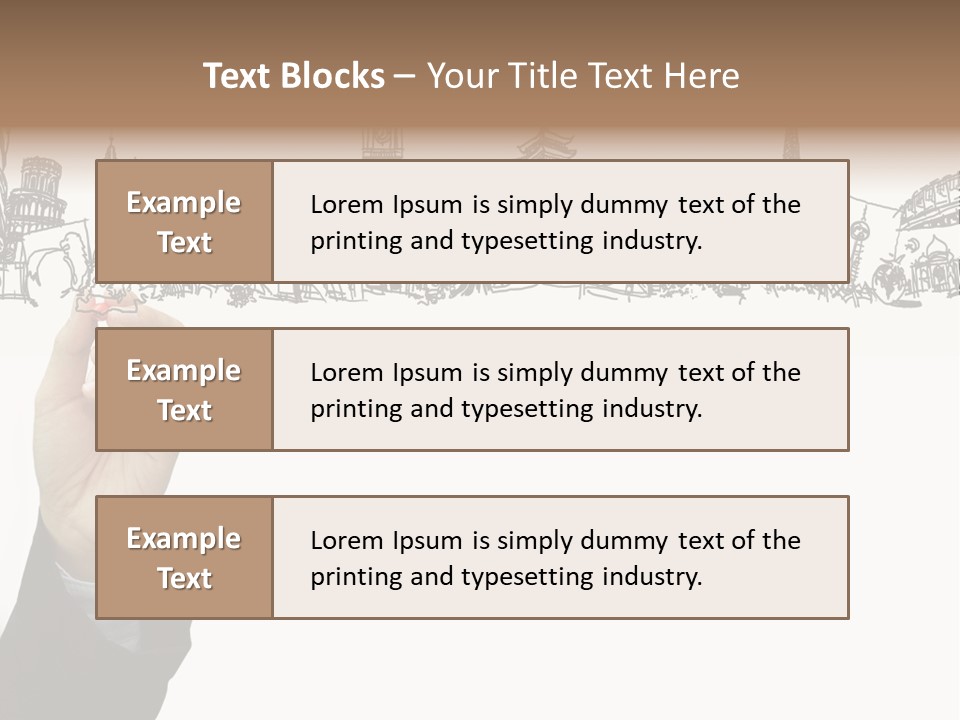 Humor Chair Toon PowerPoint Template