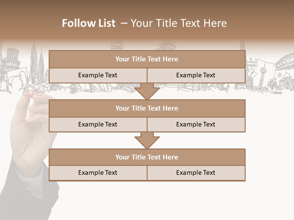 Humor Chair Toon PowerPoint Template