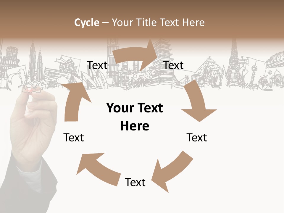 Humor Chair Toon PowerPoint Template