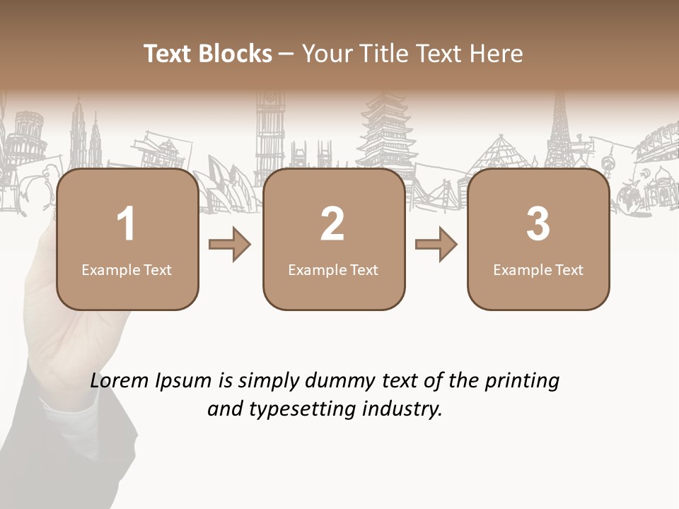 Humor Chair Toon PowerPoint Template