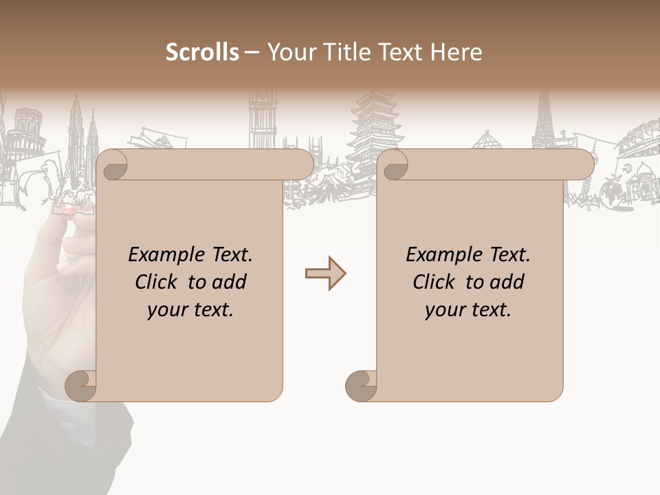 Humor Chair Toon PowerPoint Template