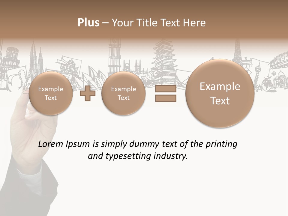 Humor Chair Toon PowerPoint Template