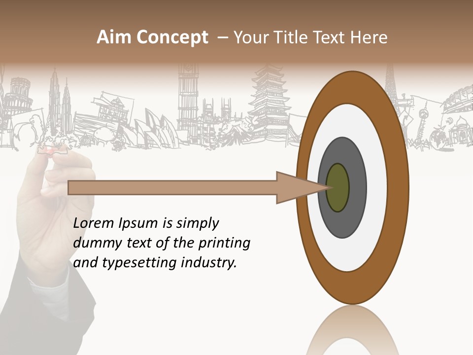 Humor Chair Toon PowerPoint Template