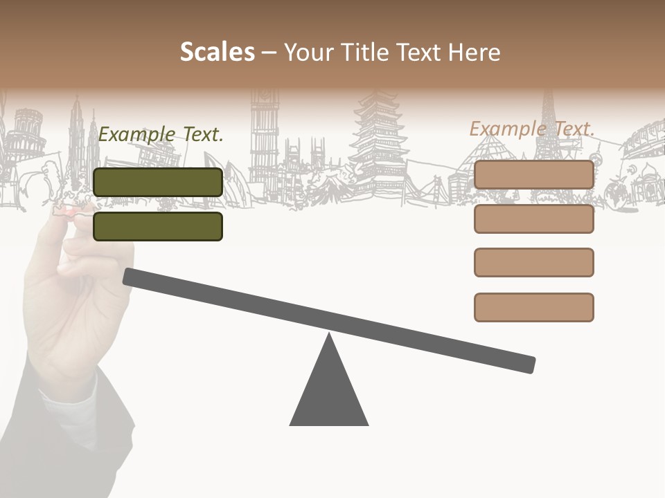 Humor Chair Toon PowerPoint Template