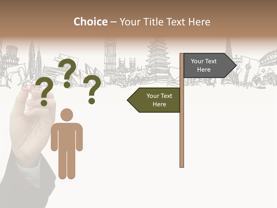 Humor Chair Toon PowerPoint Template