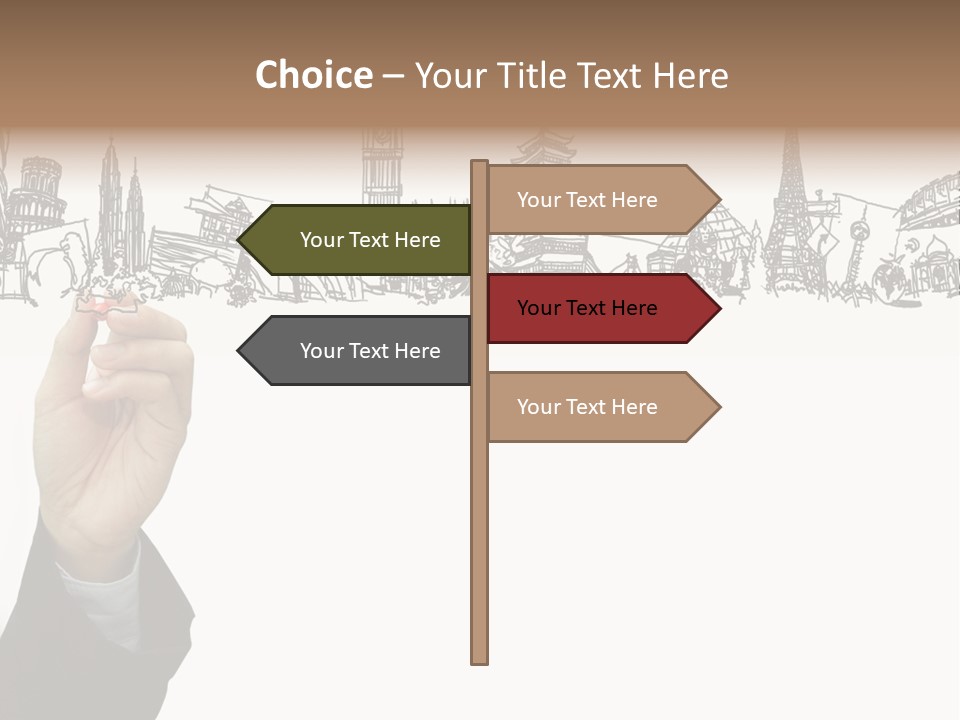 Humor Chair Toon PowerPoint Template