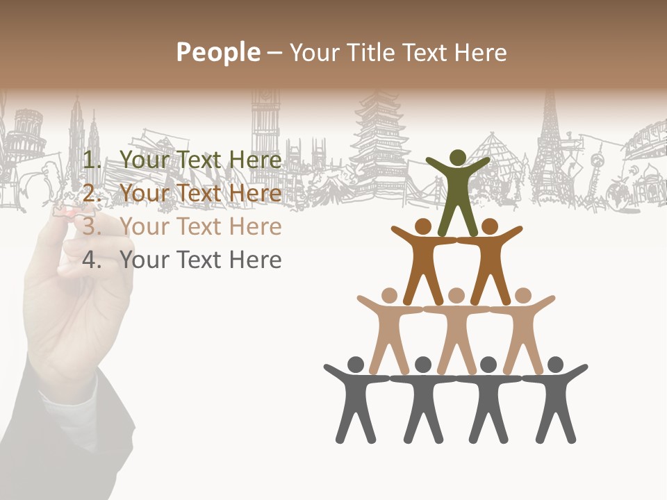 Humor Chair Toon PowerPoint Template