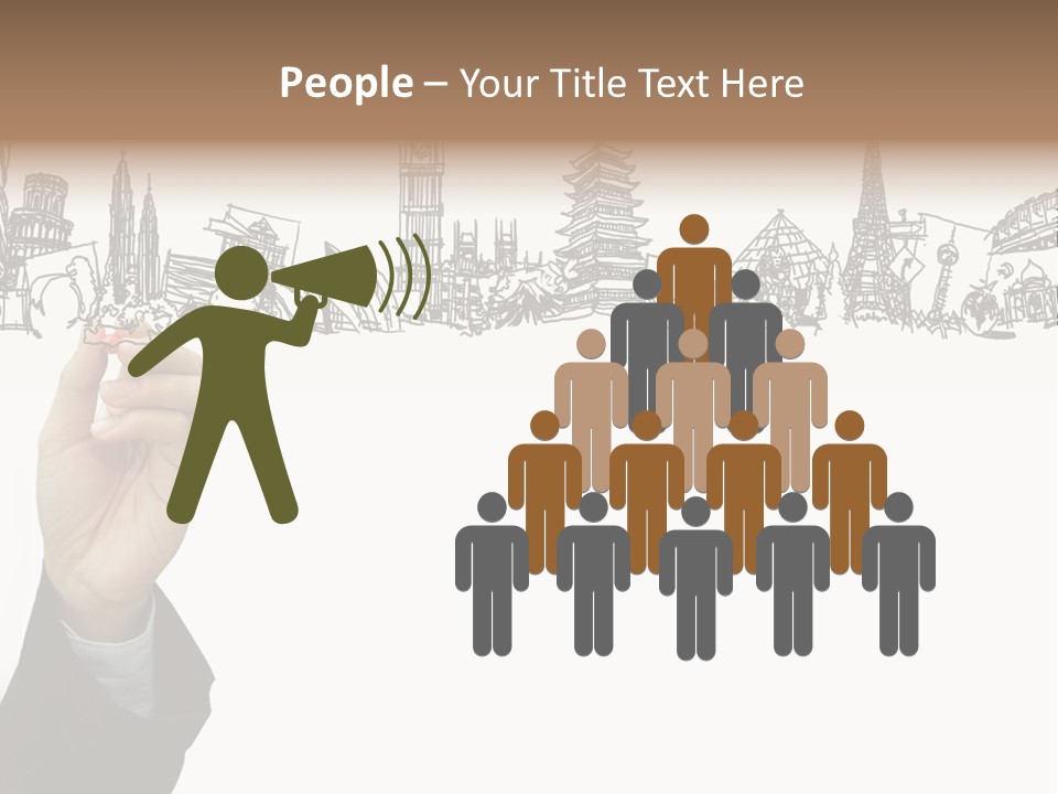 Humor Chair Toon PowerPoint Template