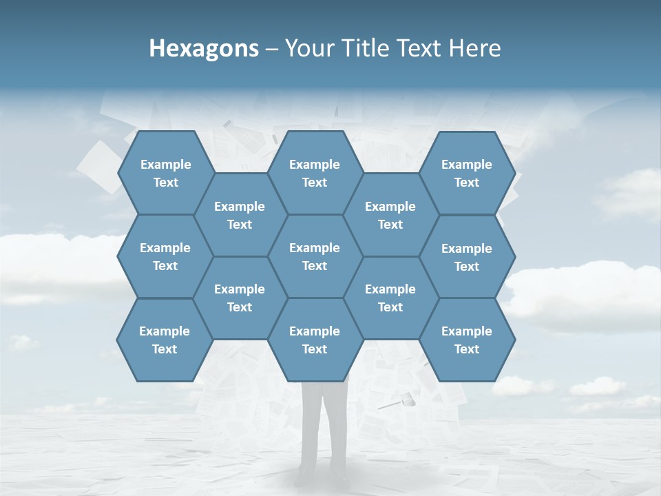 Serious Sky Man PowerPoint Template