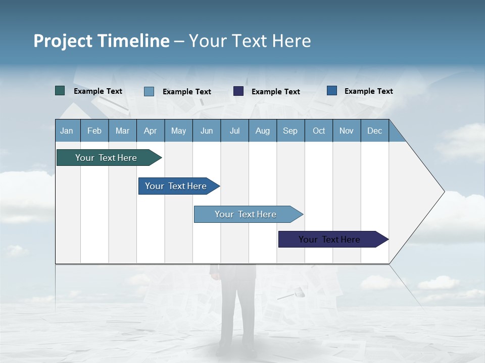 Serious Sky Man PowerPoint Template