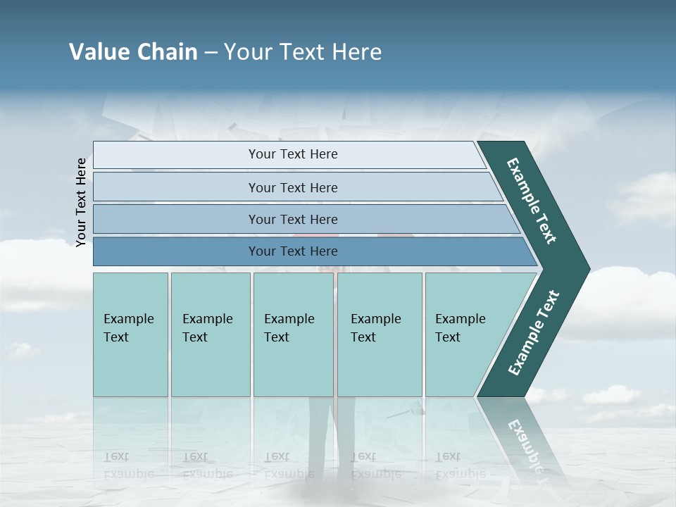 Serious Sky Man PowerPoint Template