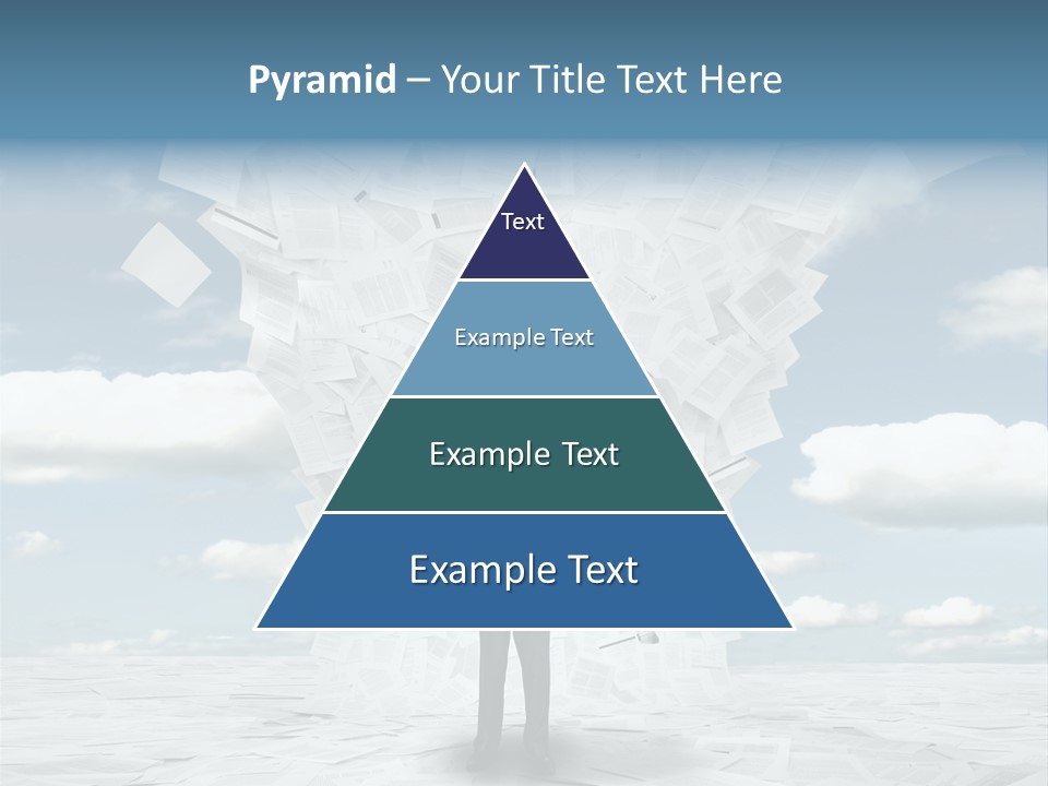 Serious Sky Man PowerPoint Template