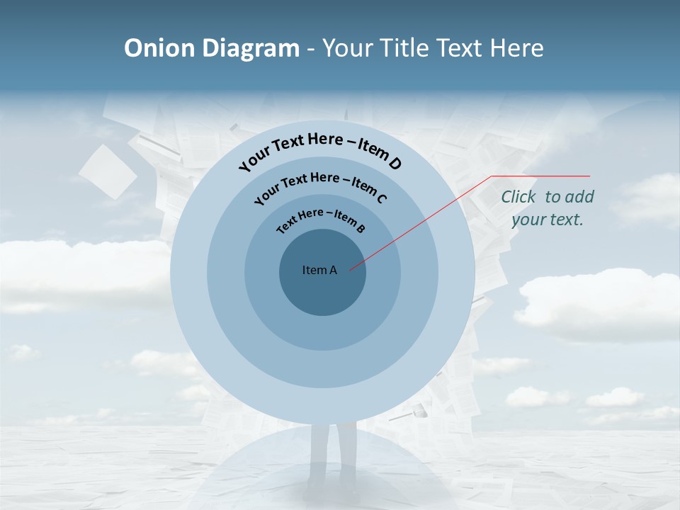 Serious Sky Man PowerPoint Template