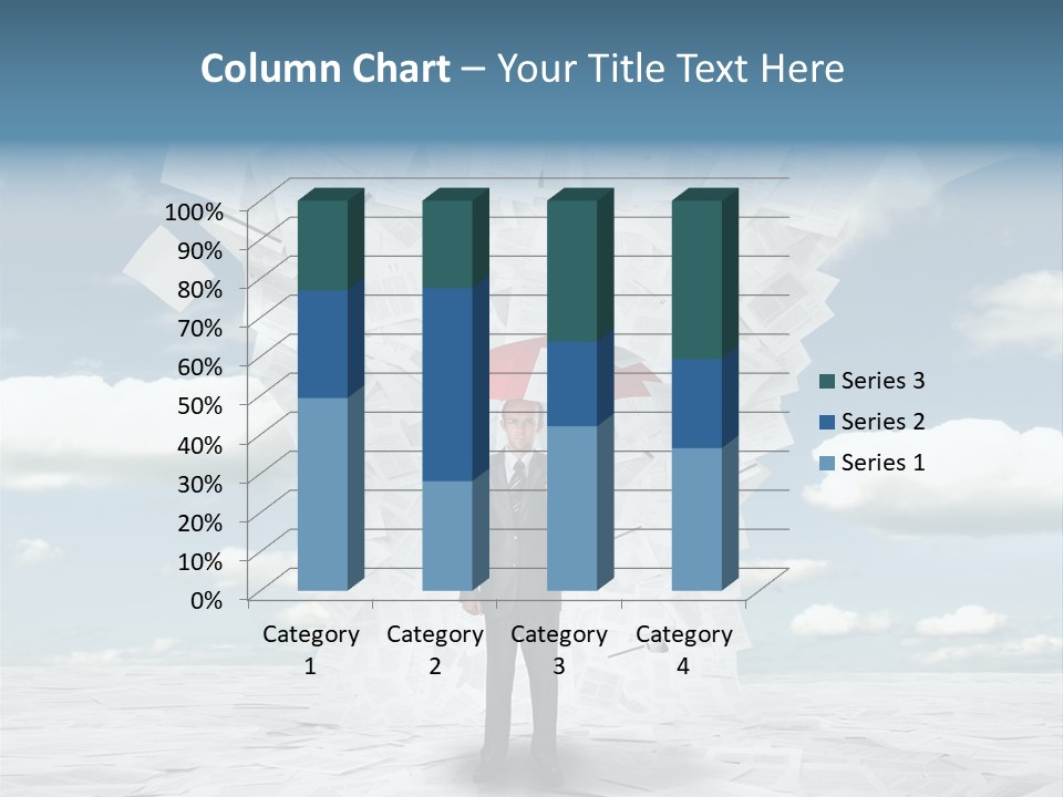 Serious Sky Man PowerPoint Template