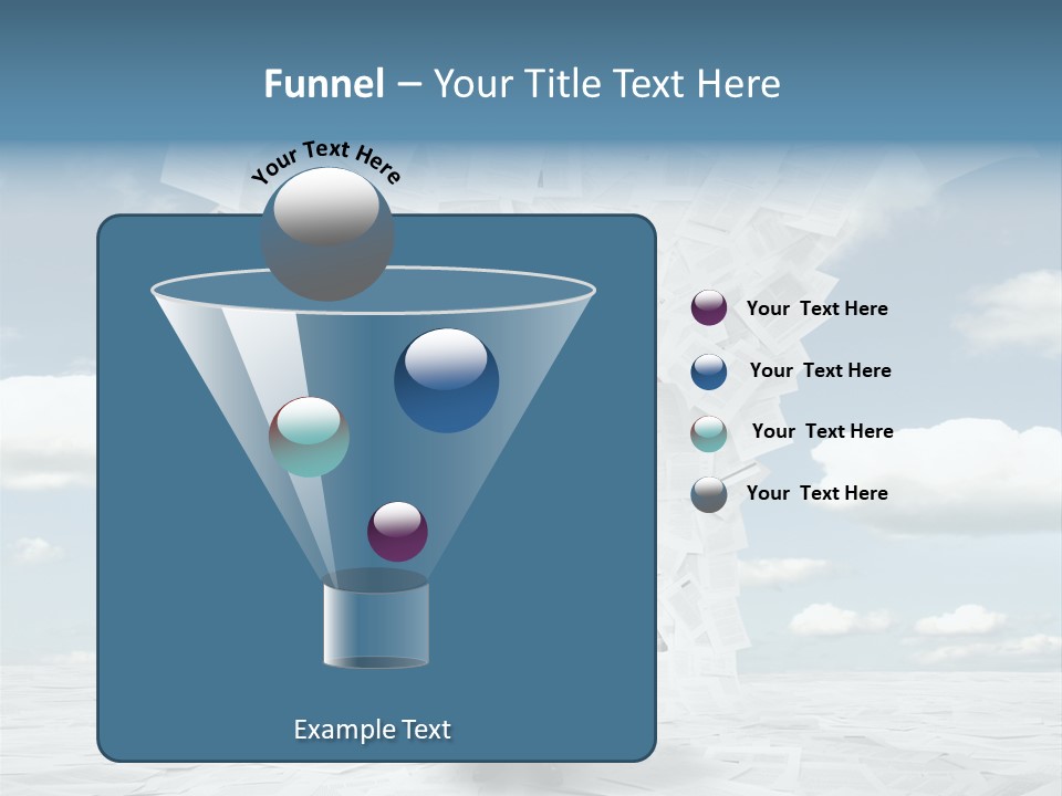 Serious Sky Man PowerPoint Template