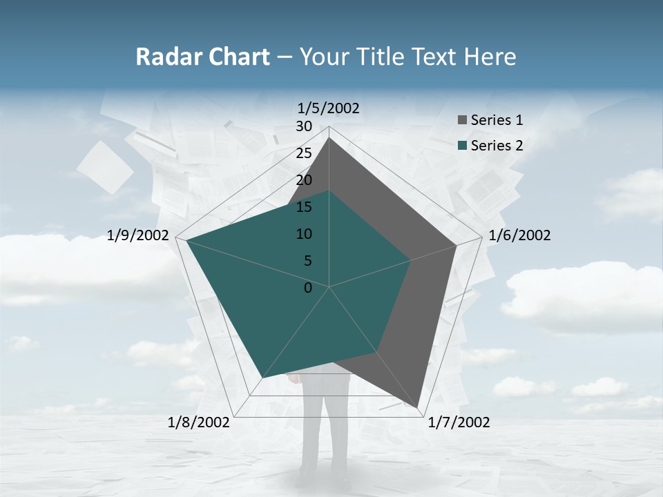 Serious Sky Man PowerPoint Template