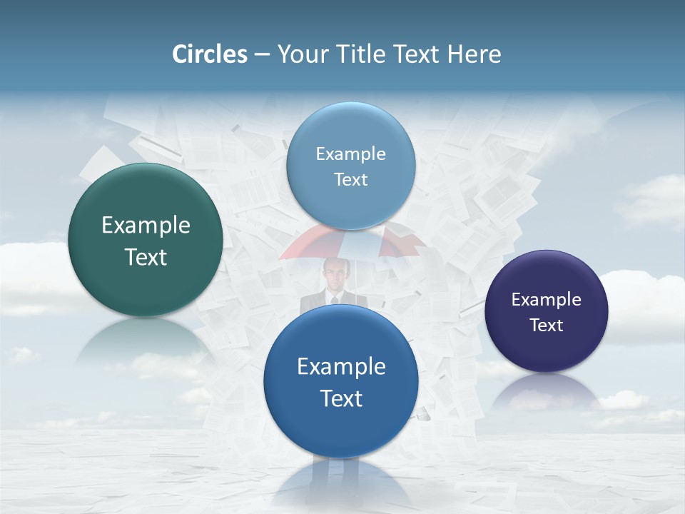 Serious Sky Man PowerPoint Template