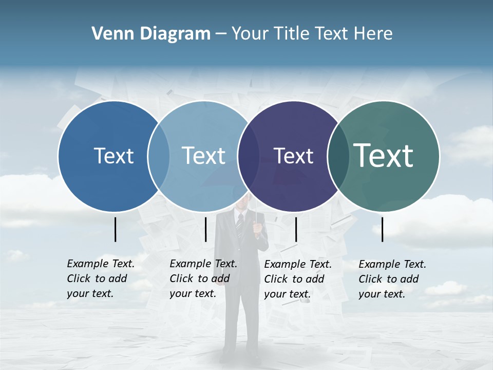 Serious Sky Man PowerPoint Template