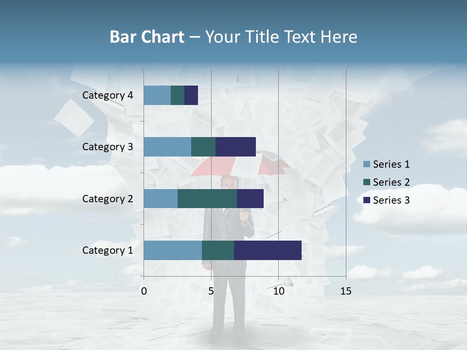 Serious Sky Man PowerPoint Template