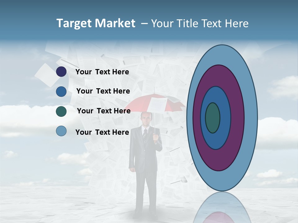 Serious Sky Man PowerPoint Template